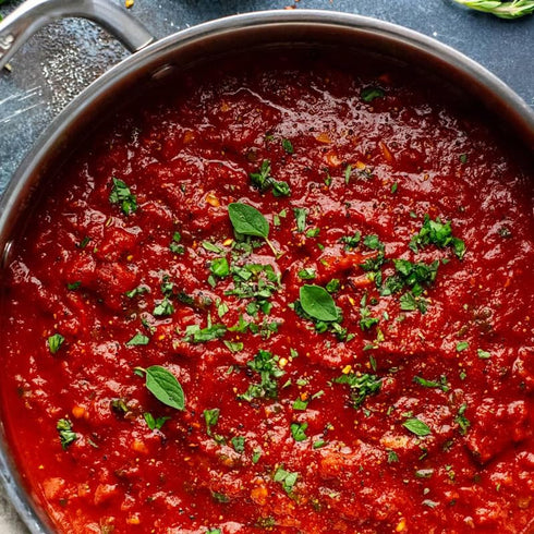 100% 24 oz (680g) Flora Foods Homestyle Marinara Sauce | Imported Italian Sauce Made From Natural Italian Ingredients |