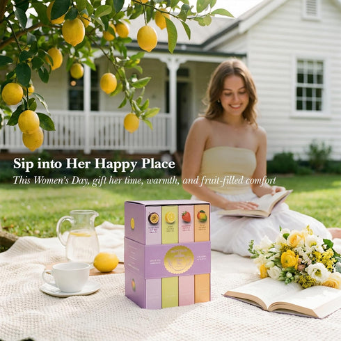 Set 80 4 Set Life Plus Style Gourmet Happy Tea Company Fruit Tea Library Green Tea Assortment Tea Bags Flavors Green