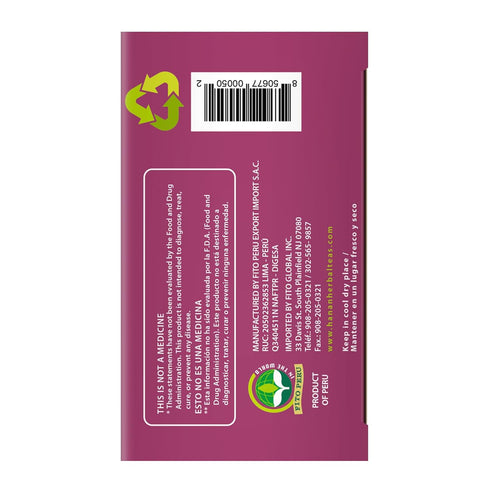 100% 25 Hanan Peruvian Secrets Deabetisan Herbal Tea - Natural Sugar Balance Tea Blend Teabags Traditionally used
