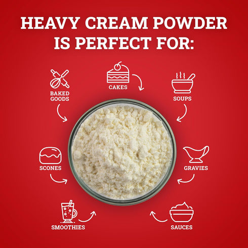 1LB (Pack 1) Heavy Cream Powder by Hoosier Hill Farm
