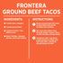 frontera 8 oz. (Pack 6) Ground Beef Taco Skillet Sauce, Mild