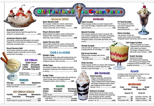 REMEDIA PUBLICATIONS MENU MATH ICE CREAM PARLOR EXTRA ME