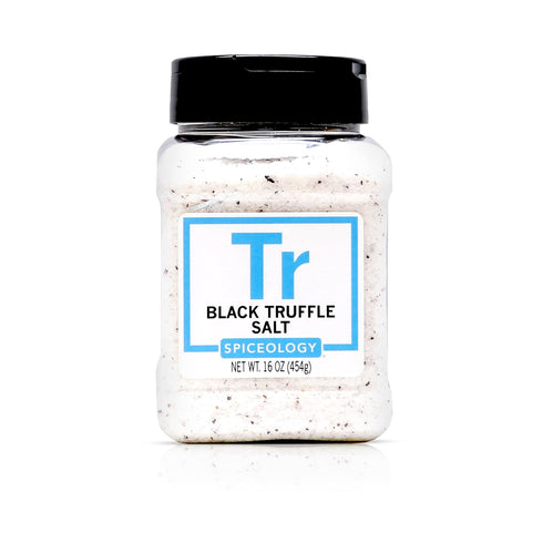 Spiceology Black Truffle Salt Fine Sea Salt Infused with Real Black Truffle