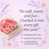 Set Mothers Day Candy Gift Individually Wrapped Gourmet JuJu Nougat Candy in Elegant Pink & Cream Gift Bags with Satin