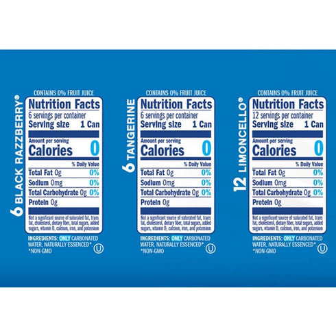Pack, 12 (Pack 24) LaCroix Sparkling Water Variety Fluid Ounce