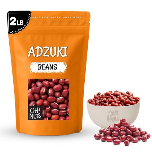 Oh! Nuts Adzuki Beans - Raw - 100% Natural - 2 lb
