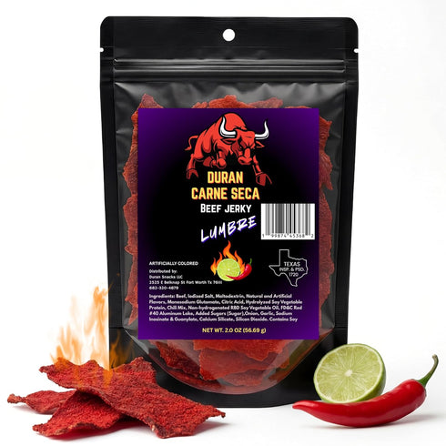 Tizon Lumbre Carne Seca - Spicy Fuego Beef Jerky Snack, Premium Mexican-Style