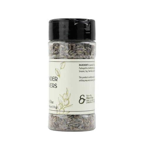 (0.48 Olive & Vine Lavender Flowers, Floral Aroma, For Teas & Desserts, Rich Tradition, Authentic Taste, For Global
