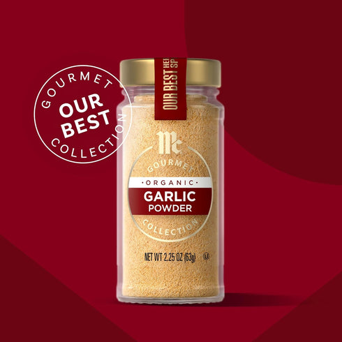 2.25 Oz McCormick Gourmet Organic Garlic Powder