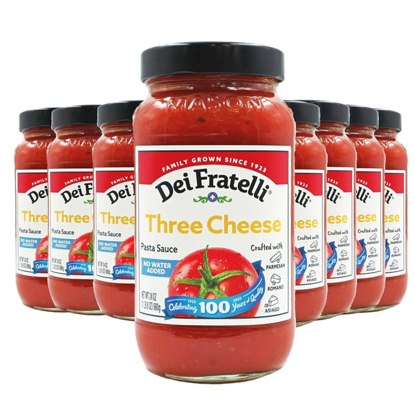 Dei Fratelli Three Cheese Pasta Sauce (24 oz. jars; 8 pack) -