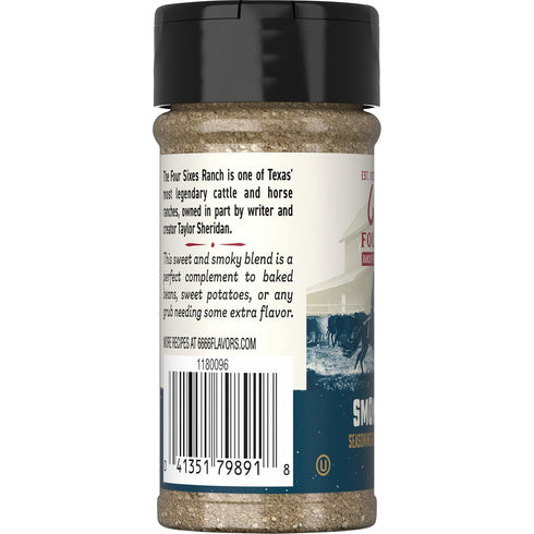 6666 Four Sixes Smoky Maple Seasoning, 3.5 Ounce