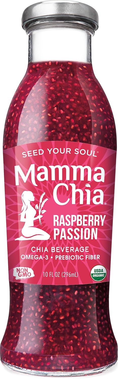 Mamma Chia Organic Raspberry Passion Vitality Beverage