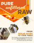 100% Desert Creek Honey - Unfiltered, Pure, Raw Honey from Texas - Natural Sugar Substitute - One Pound of Unprocessed
