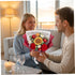 AwnsIMfreien Crochet Flower Bouquet - Knitted Roses & Tulips, Long-Lasting Bouquet of Crochet Flowers for Birthday