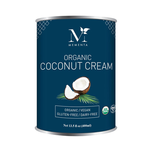 Mementa Inc Organic Coconut Cream 400 ml Can (Pack of 3) -