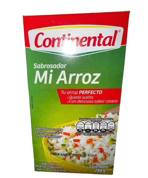 Generic SABROSADOR CONTINENTALMI ARROZ 36 BOLCITAS (CONSOME)