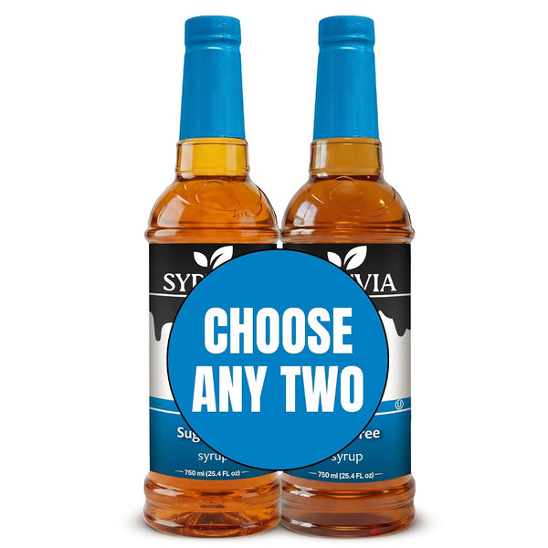 Syruvia Sugar Free Coffee Syrup Choose Your Flavors Custom Bundle Premium Flavored