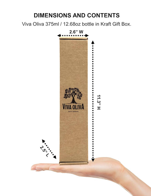 Viva Oliva 375ml (12.7oz) 100% Black Mission Fig Balsamic Vinegar - - Premium Quality - Natural - Barrel Aged Gourmet
