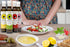 Pack 4 4X250ml of Extra Virgin Flavored Olive Oil - Garlic, Chili, Lemon & Basil Infused EVOO - Cold Pressed