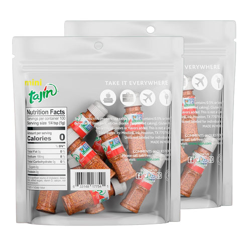 Tajin Clásico Seasoning Mini Pouch 0.35 oz (Pack of 2)