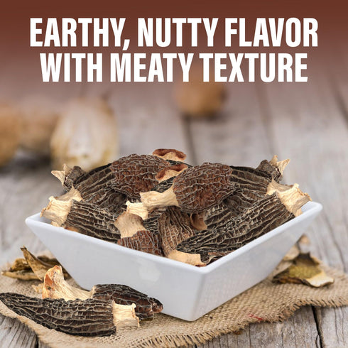 Crown Fungi 2oz pack Morel Mushrooms, of Dried Morel Mushrooms, Perfect Dried Mushrooms for Culinary Creations