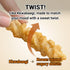 10.05 oz (1 Pack) Nongshim Honey Twist Snack, Sweet Crispy Korean Snack, Acacia Honey, Twisted Crinkle Shape, Crunchy