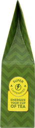 Miracle Tree's Moringa Energy Tea - Green Tea with Ginger & Lemon, Organic Certified, 16 Pyramid Sachets