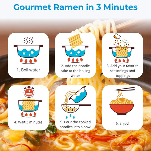 Nahasahr 16oz 11 Ramen Toppings Seafood & Veggie Mix - Ingredient Dried Vegetables & Seafood Ramen Topper, Easy Instant