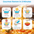 Nahasahr 16oz 11 Ramen Toppings Seafood & Veggie Mix - Ingredient Dried Vegetables & Seafood Ramen Topper, Easy Instant