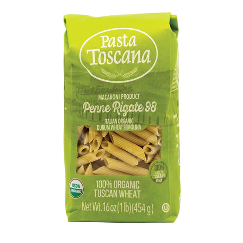 Pasta Toscana 16 oz (Pack 5, Italian Organic Pasta | Organic Tuscan Wheat | Italian Organic Durum Wheat Semolina
