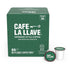 Cafe La Llave 55 Count Dark Roast Coffee Pods, Espresso Style, Compatible