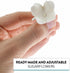 36 Count Global Sugar Art Hydrangea Blossom Sugar Cake Flowers, White Unwired, by Chef Alan Tetreault
