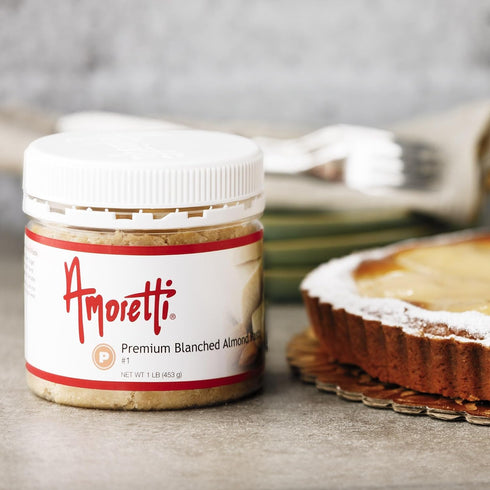 1 lb, 16.0 Amoretti - Premium Blanched Almond Paste Ounce