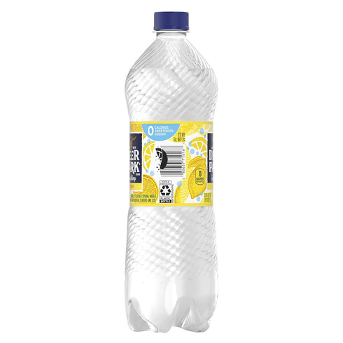 33.8 oz. Deer Park Sparkling Water, Lemon, Bottle