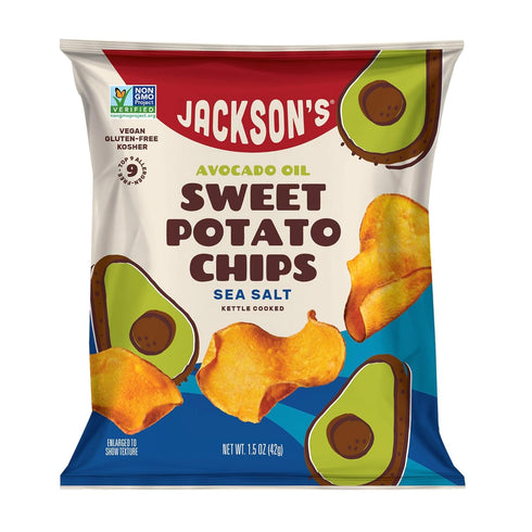 JACKSONS HONEST CHIPS Sea Salt Sweet Potato Chips, 1.5 OZ