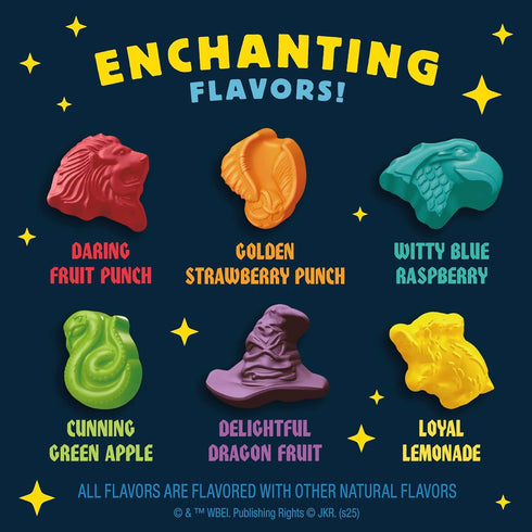 17.6 oz (22 Harry Potter Fruit Flavored Snacks, Fat Free and Gluten Free Snacks, Pouches)