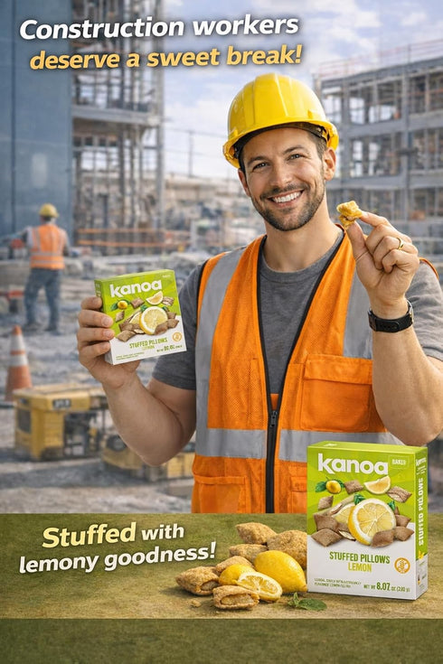 kanoa Lemon-Flavored Gluten-Free Cereal Pillows by - Breakfast Delight