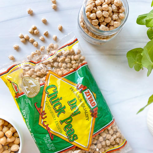 32 Oz Ziyad Dry Chickpeas, Garbanzo Beans, Ancient Grains, No Additives, No Preservatives, Great Source of Protein
