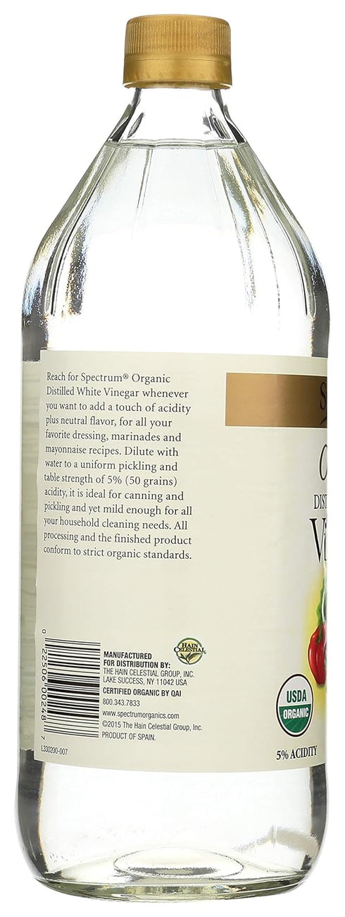 32 Oz Spectrum Naturals Organic White Distilled Vinegar