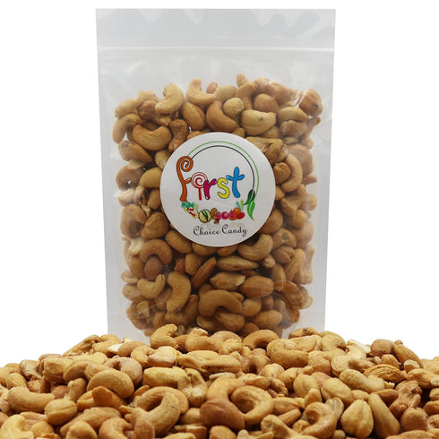 2 FirstChoiceCandy Roasted & Salted Whole Cashews Pound