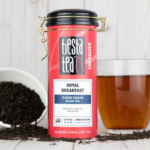 50 4oz Tiesta Tea - Royal Breakfast, Mother's Day Loose Leaf, Classic English Black Tea, Premium High Caffeine Hot