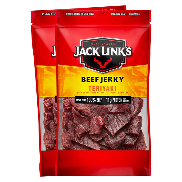 Jack Link's Teriyaki Beef Jerky - (2 Pack) 9 oz Bag -