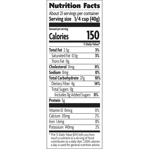 5g 30 Oz, (Pack 6) Nature's Path Organic Gluten Free Steel Cut Whole Grain Oats, Non-GMO, Plant Based Protein, Oatmeal