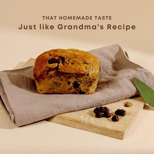 Sweetness Central 6 Pack Gourmet Banana Bread by , Baked Fresh for Each Order, Made with Belgian Chocolate Chips, The