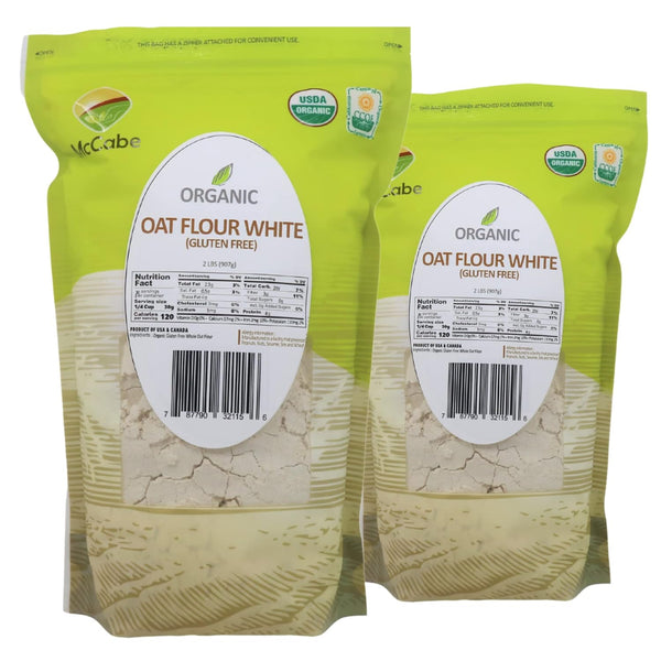 McCabe Organic Oat Flour White - Oat Flour Organic | Rich with