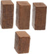 4pcs Healifty Red Wine Oak Wood Chips for Home Winemaking Blocks Wine and Flavor Easy to Use Brewing Supplies