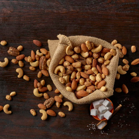 5.5 Oz, (Pack 3) Emerald Nuts, Salty Sweet Mixed Nuts, Features Kettle Glazed Peanuts, Almonds, Cashews, Kettle Glazed
