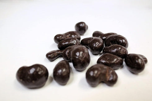 8 Lang's Chocolates Dark Chocolate Covered Cashews ounce bag