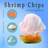 WYLSBSP Crackers17.6oz/500g,Shrimp Coloured Prawn Crackers Easy to Make for DIY Parent-Child Cooking, Crispy Prawn