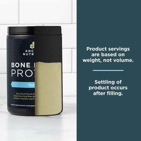 Ancient Nutrition Protein Powder, Vanilla, 20g Protein Per Serving, 20 Serving Tub, Gluten Free Bone Broth